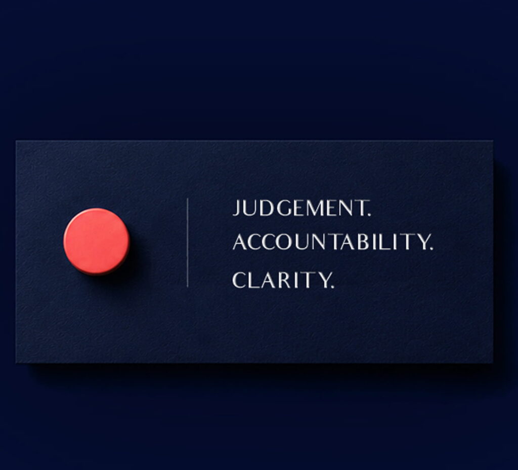 Twikz Focus Dot representing judgement, accountability and clarity in professional editing.